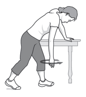 Frozen Shoulder Exercise Chart