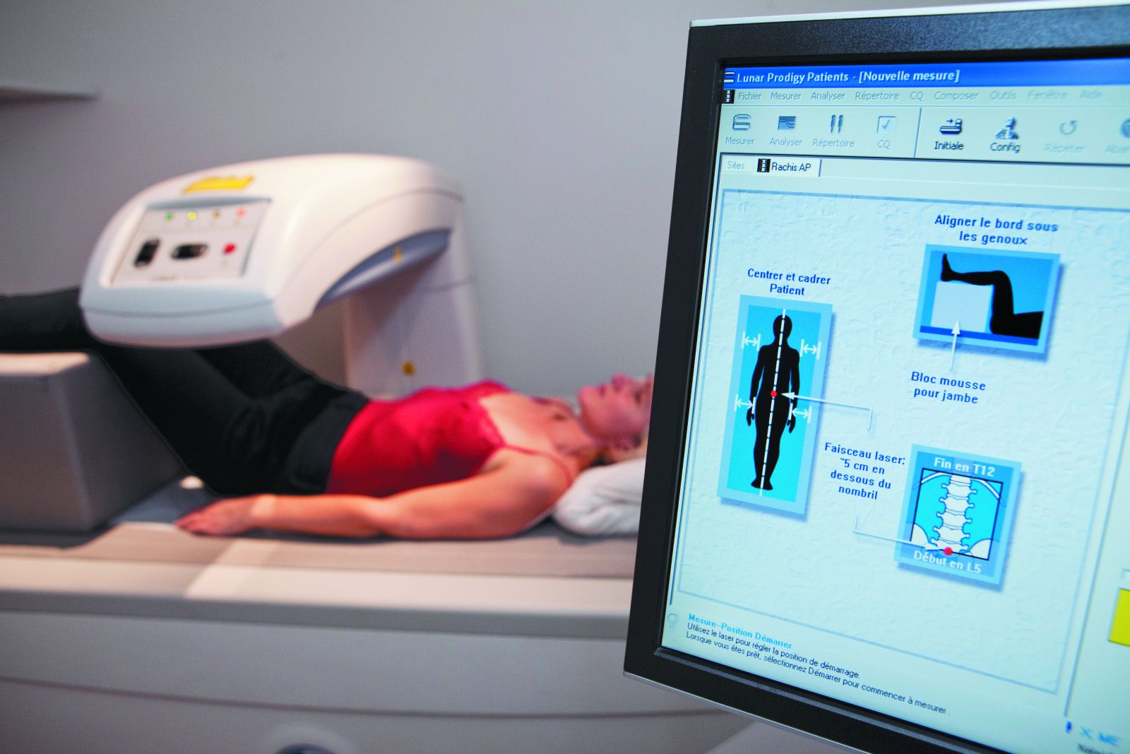 DEXA bone density scan