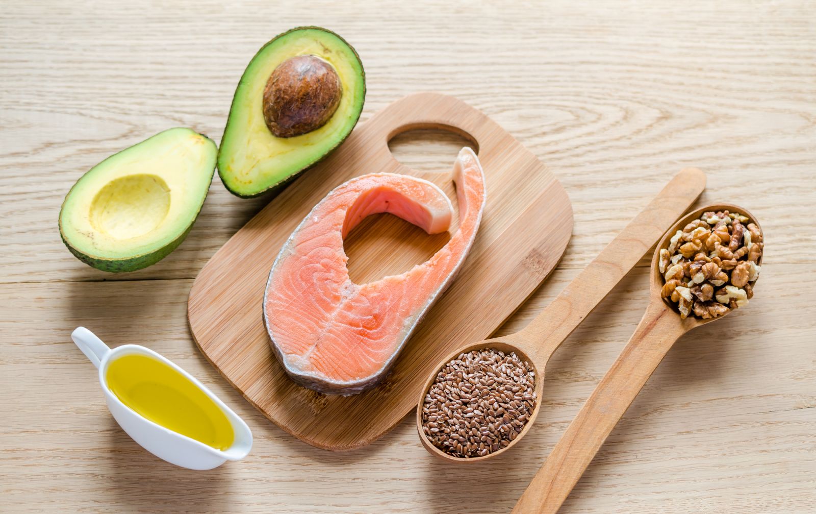 Good sources of monounsaturated fats are olive oil, peanut oil, canola oil, avocados, most nuts, high-oleic safflower and sunflower oils