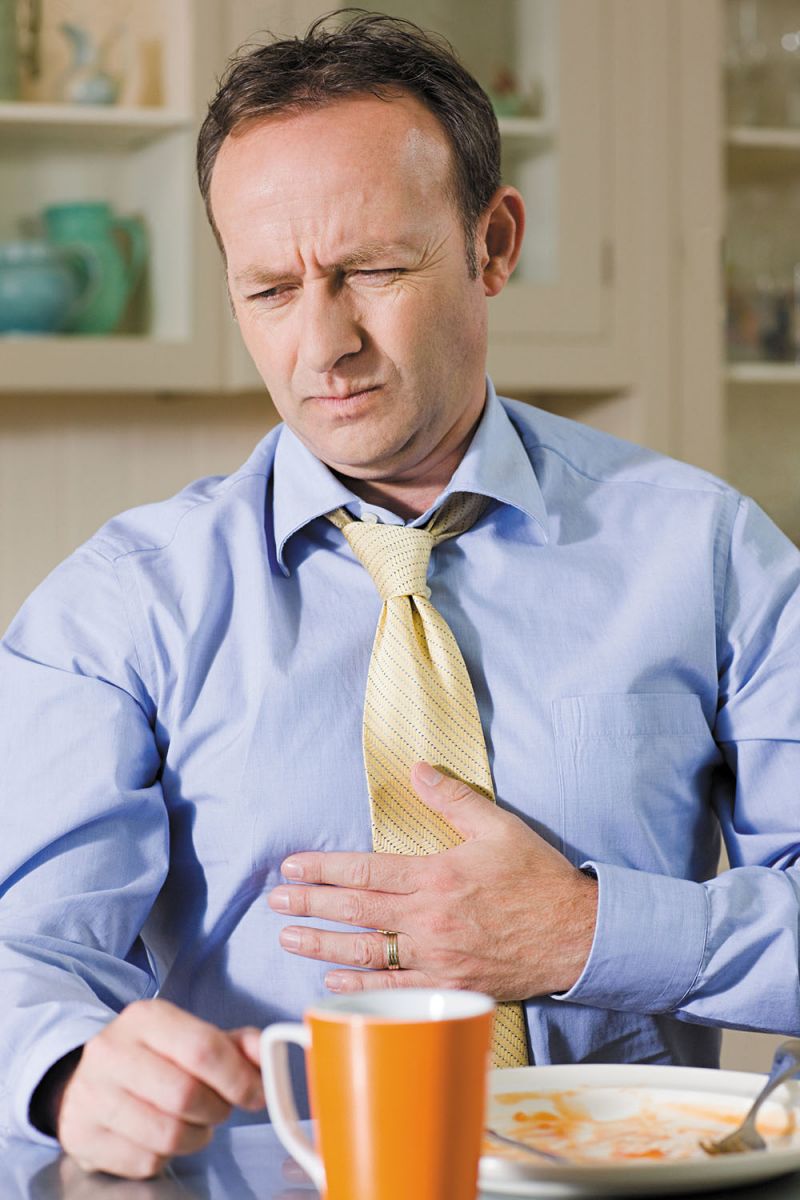 Acid reflux causes chest tightness
