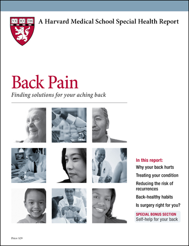 Back Pain: Finding solutions for your aching back