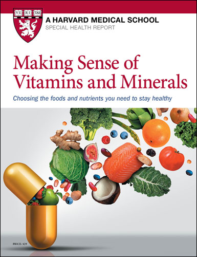 Rda Chart Of Vitamins And Minerals